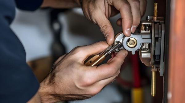 Professional locksmith providing commercial services